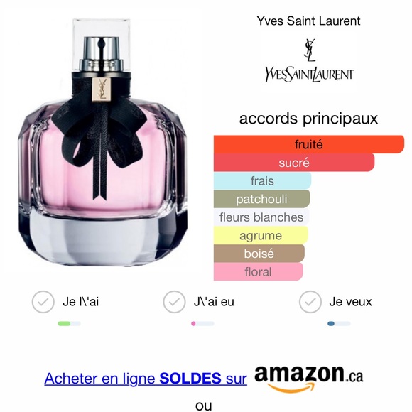 Ysl perfume mon paris 90ml (50 ml left) - Picture 4 of 5